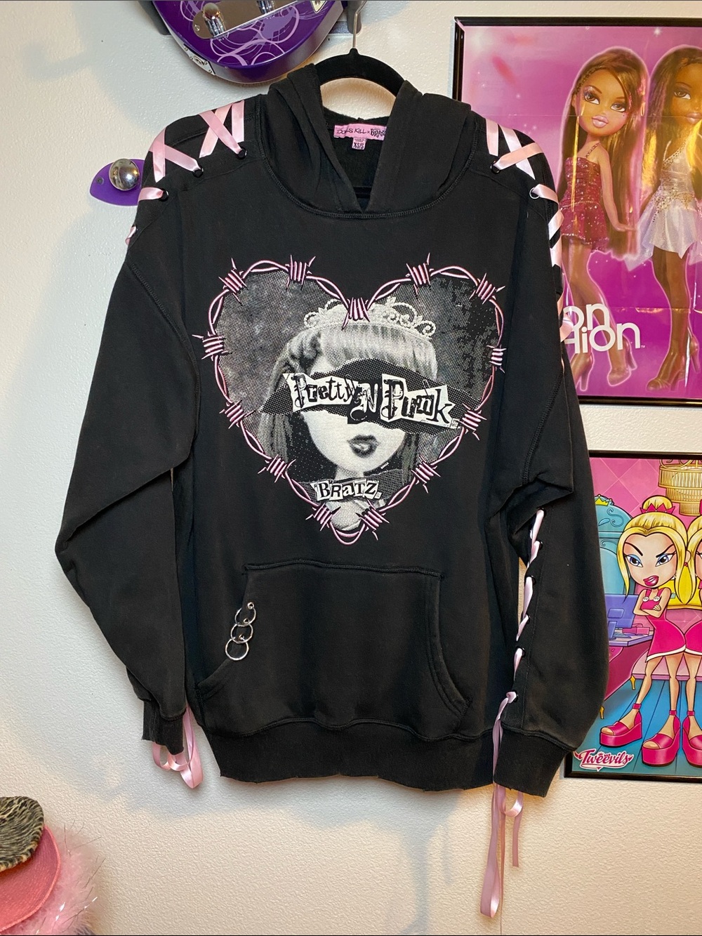 Dolls Kill X Bratz Pretty N Punk Oversized Hoodie